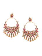 Shoshaa Gold-Polished Handcrafted Contemporary Chandbalis