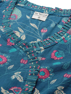 InWeave Blue Kalamkari Co Ord Set | Grocsy