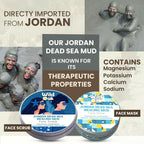 Wild Oak Jordan Dead Sea Healing Mud Face Scrub | Grocsy