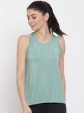 MKH Women Green Dri-FIT T-shirt | Grocsy