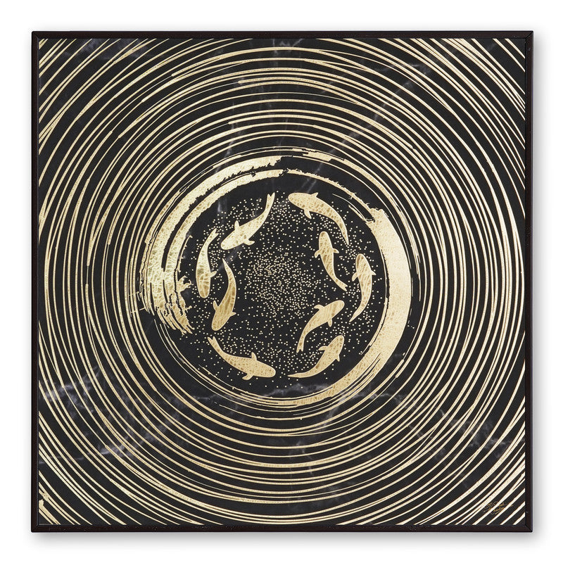 Tehzeeb Creations Golden Embossed Wall Painting | Grocsy