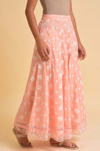 W for Woman Green Printed Festive Culottes | Grocsy