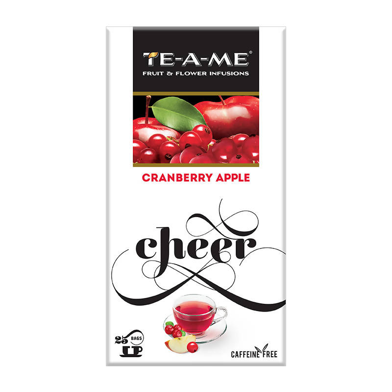 Teame Cranberry Apple Cheer Tea Bags | Grocsy