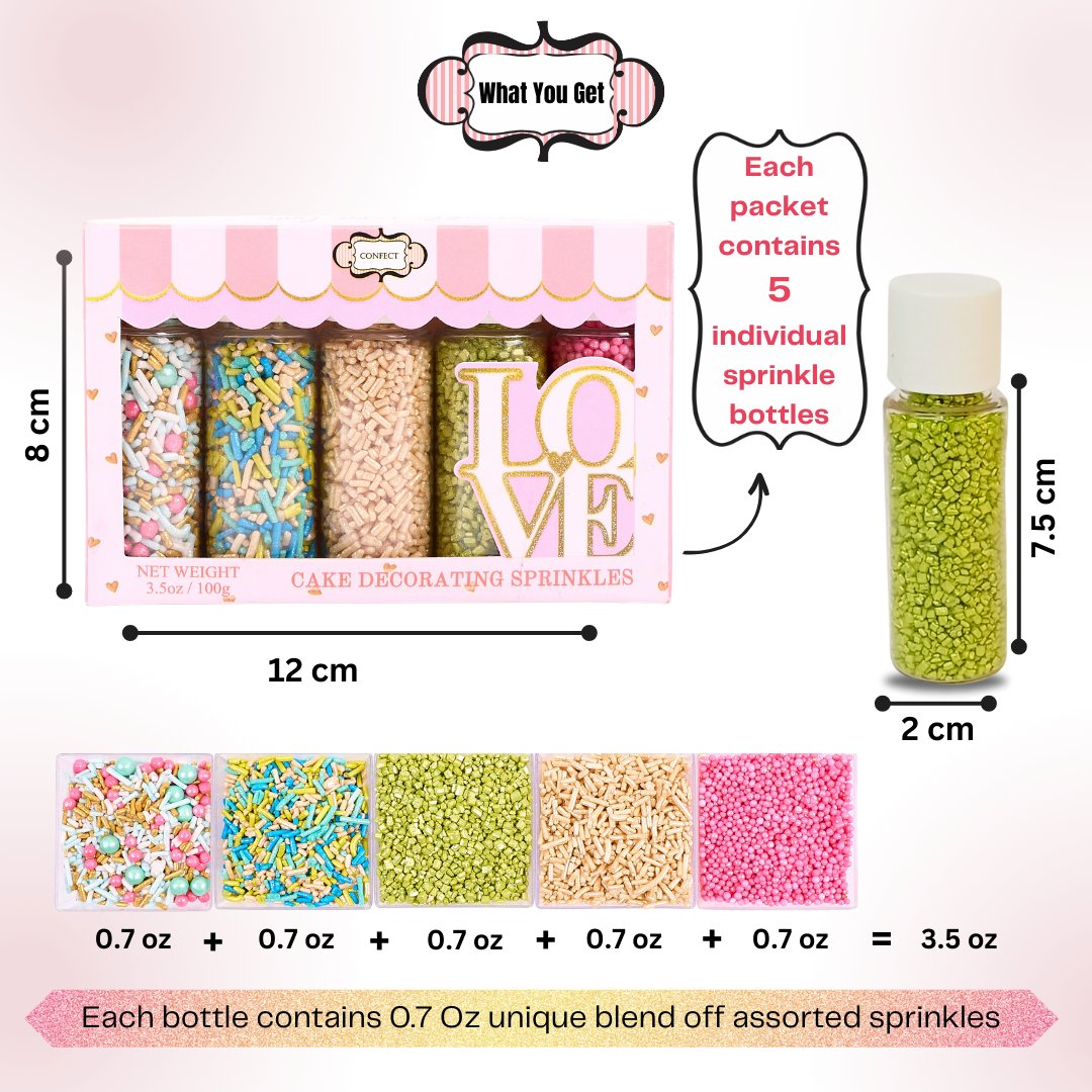 Confect Fusion Mashup Sprinkles FM Multipack 23 | Grocsy