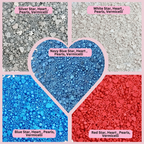 Confect Mix Red, White & Blue Sprinkles | Marvelous Mix Patriotic Sprinkles | Grocsy