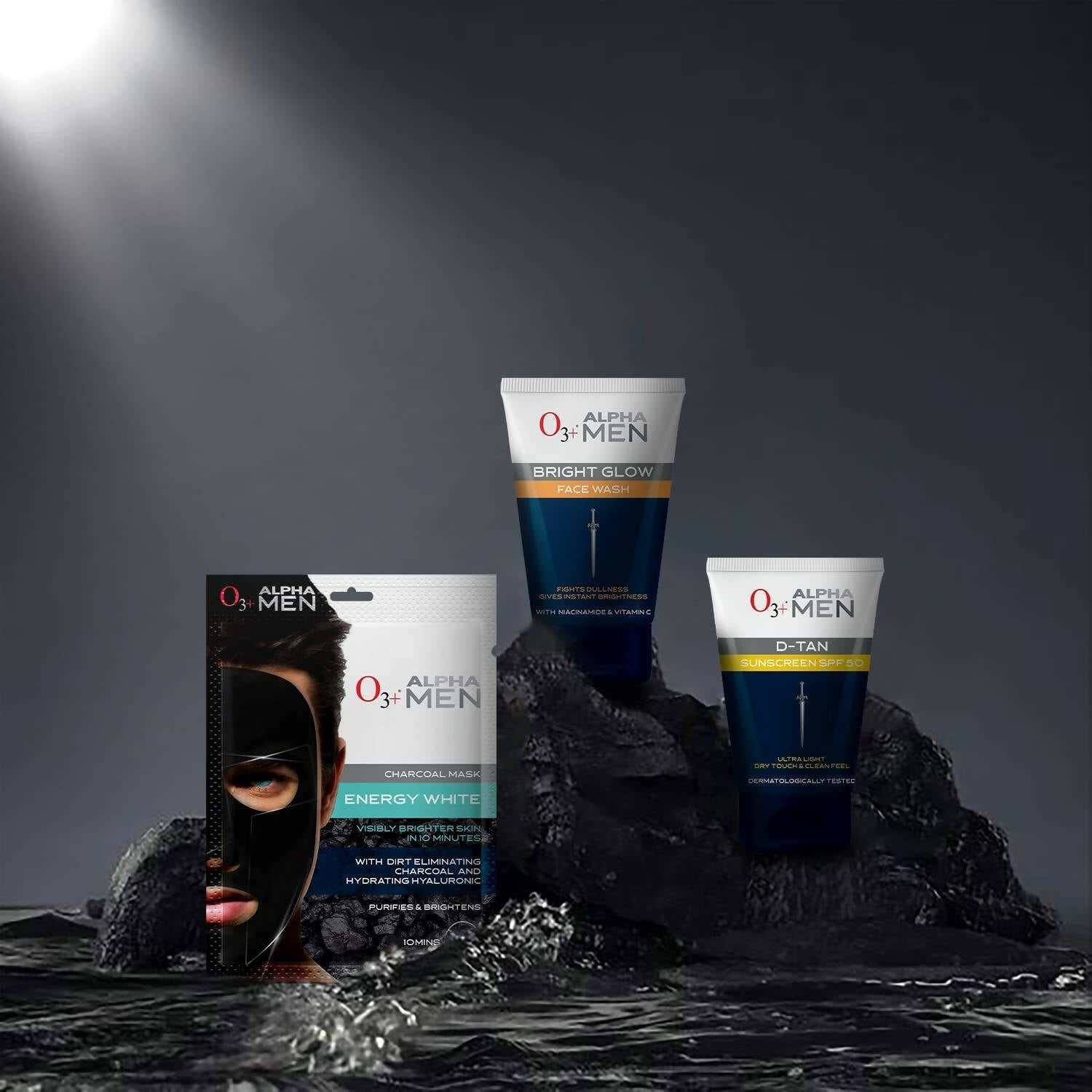 Professional O3+ Alpha Men D-Tan Sunscreen SPF 50 | Grocsy