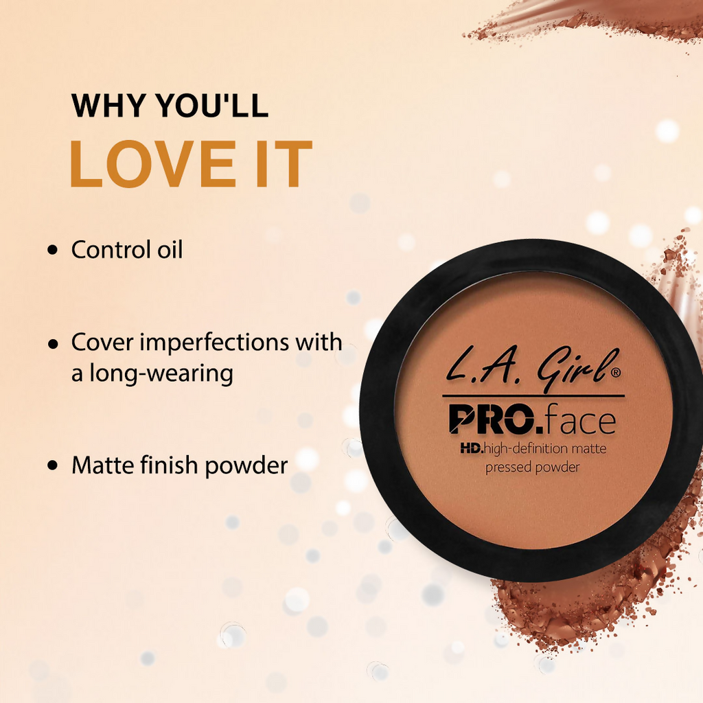 L.A. Girl HD PRO Face Pressed Powder - Chestnut | Grocsy