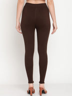 TAG 7 Pack of 2 Blue & Brown Ankle Length Leggings | Grocsy