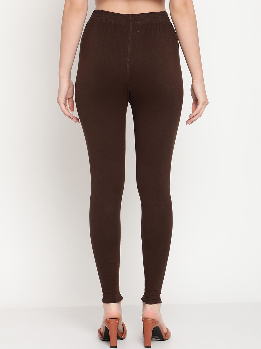 TAG 7 Pack of 2 Blue & Brown Ankle Length Leggings | Grocsy