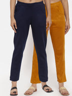 TAG 7 Women Pack of 2 Solid Leggings | Grocsy