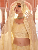Myra Off White Embroidered Designer Lehenga Choli | Grocsy