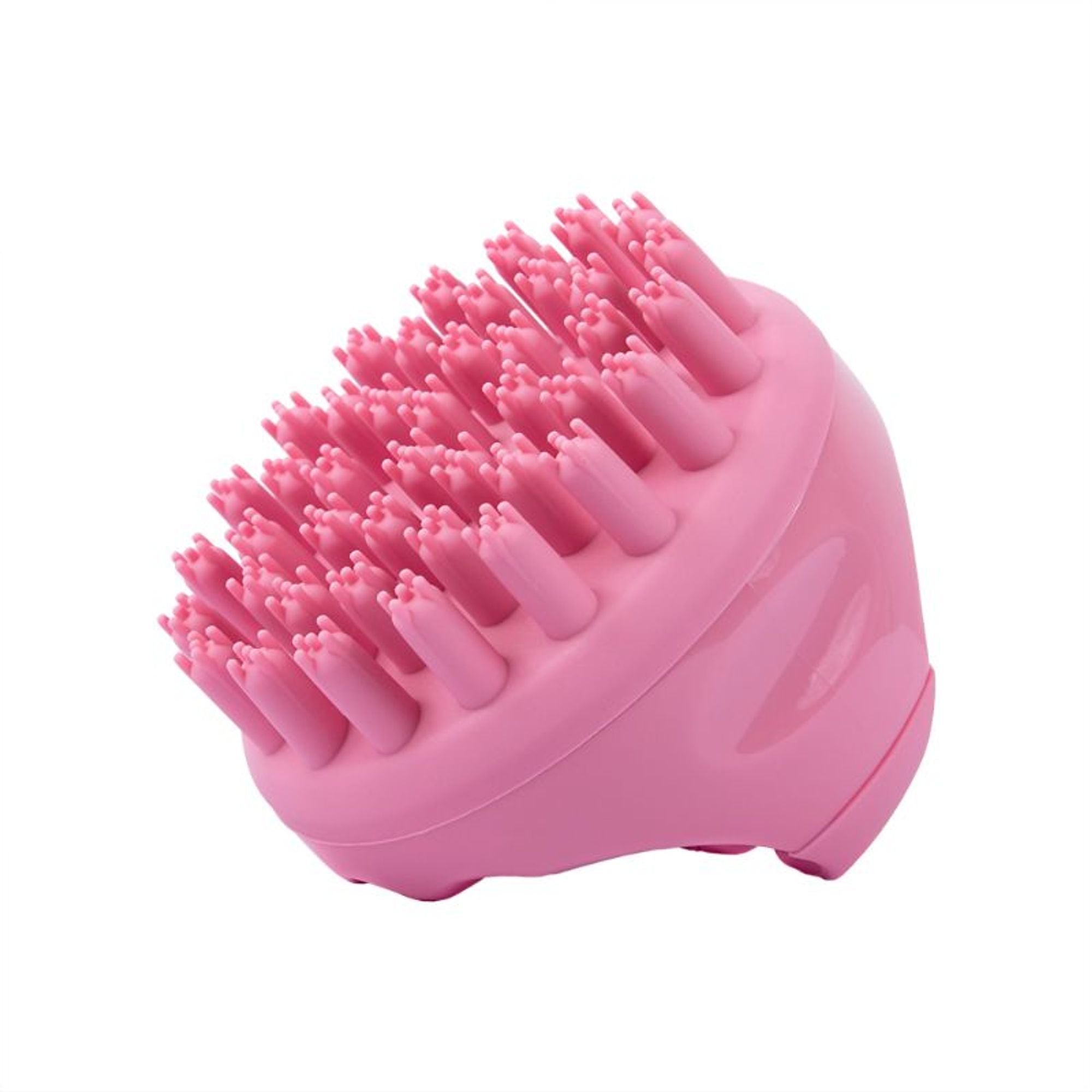 Scalppie Pro Silicon Hair Scalp Massager Shampoo Brush Scrub Hair Growth & Anti Dandruff - Baby Pink | Grocsy