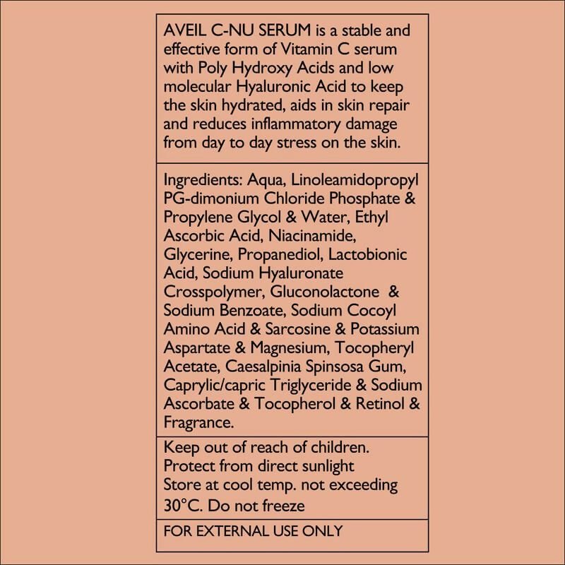 Aveil C-Nu Vitamin C Face Serum | Grocsy