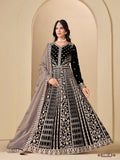 Anaita Black Velvet Anarkali Suits With Heavy Embroidery Work | Grocsy