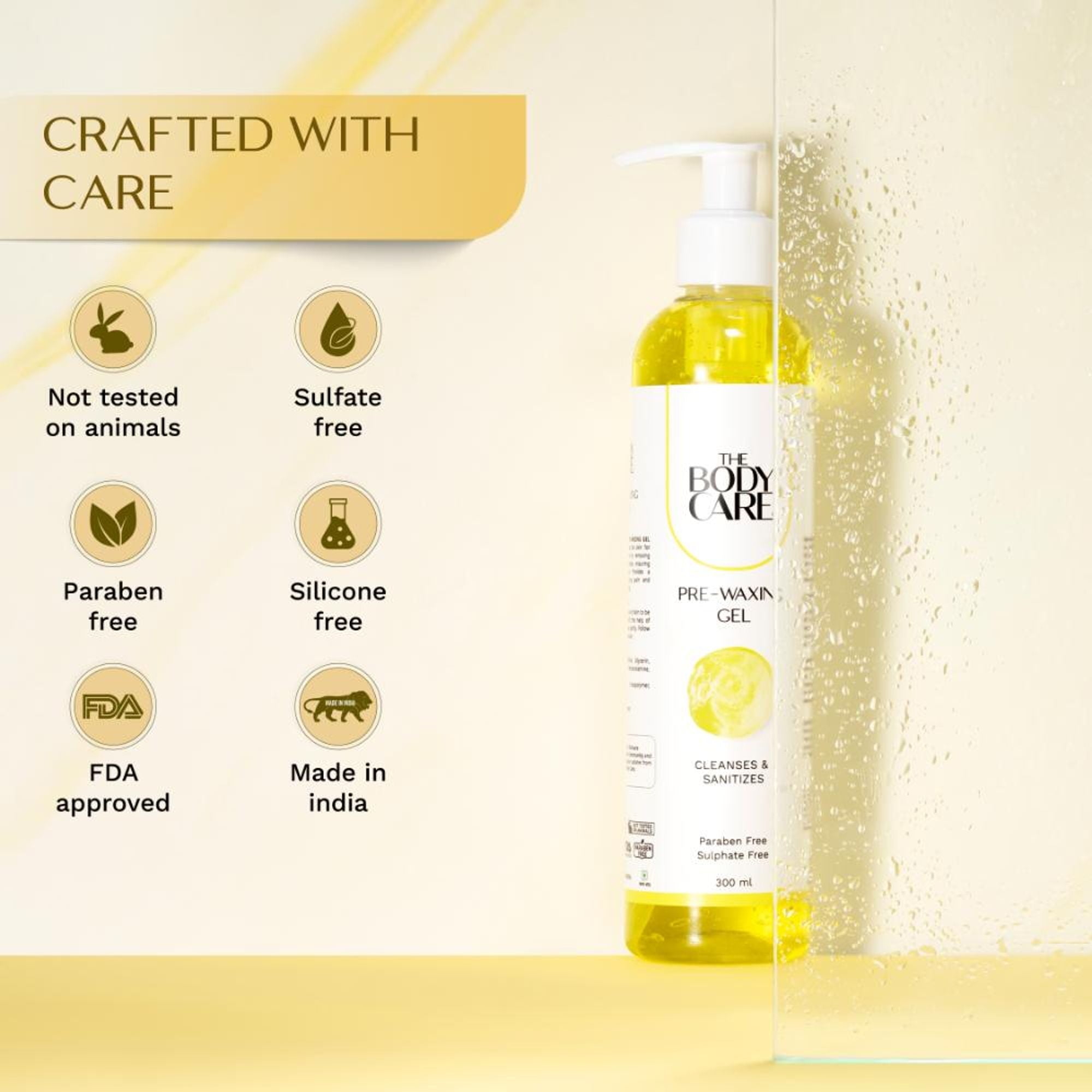 The Body Care Pre Waxing Gel | Grocsy