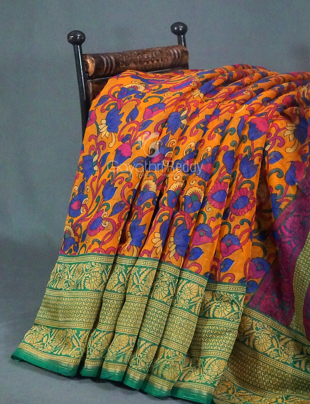 Semi Chanderi-Sc2647 By Gayathri Reddy Designer Studio | Grocsy