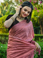 Tikhi Imli Floral Printed Embossed Ready to Wear Saree | Grocsy