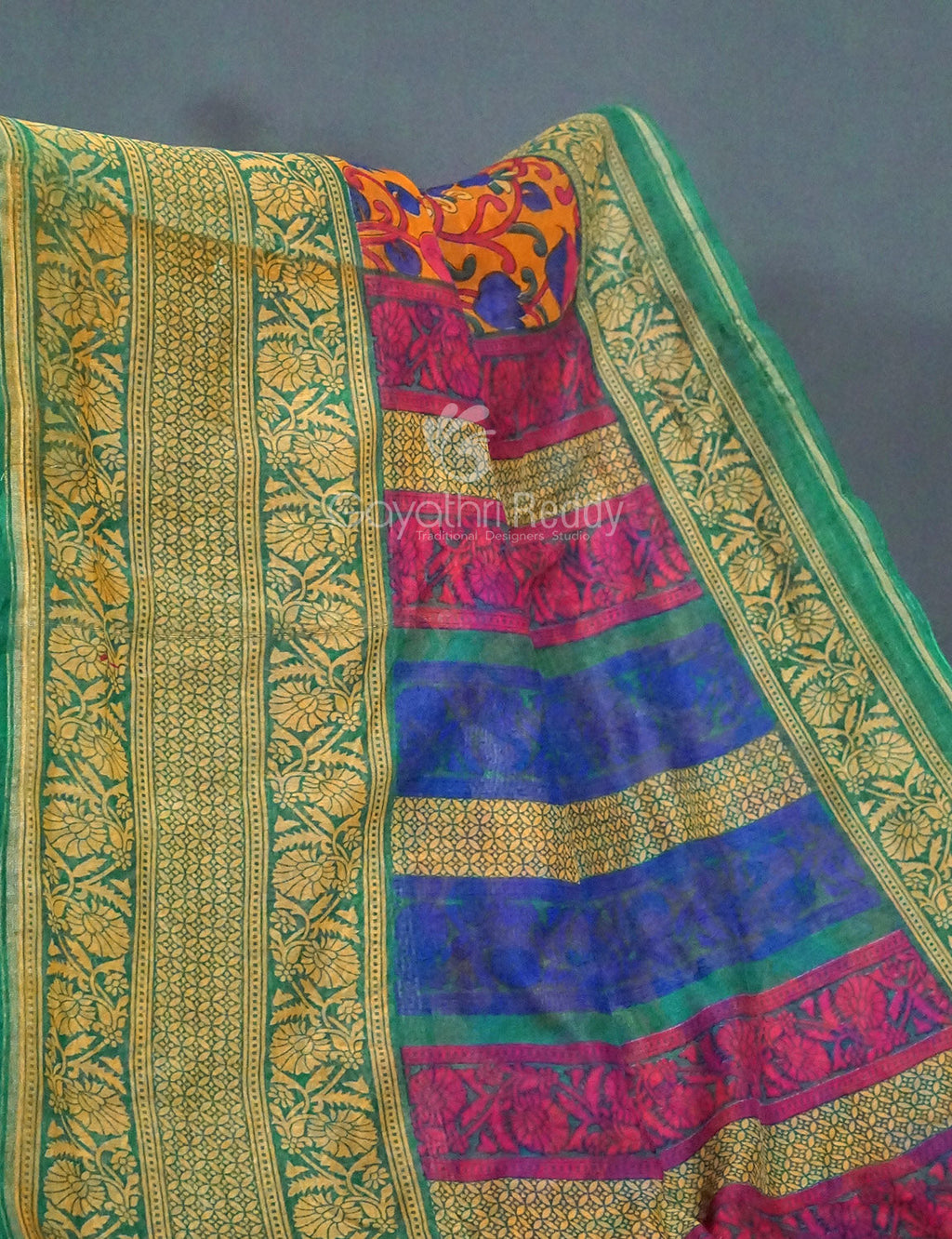 Semi Chanderi-Sc2647 By Gayathri Reddy Designer Studio | Grocsy