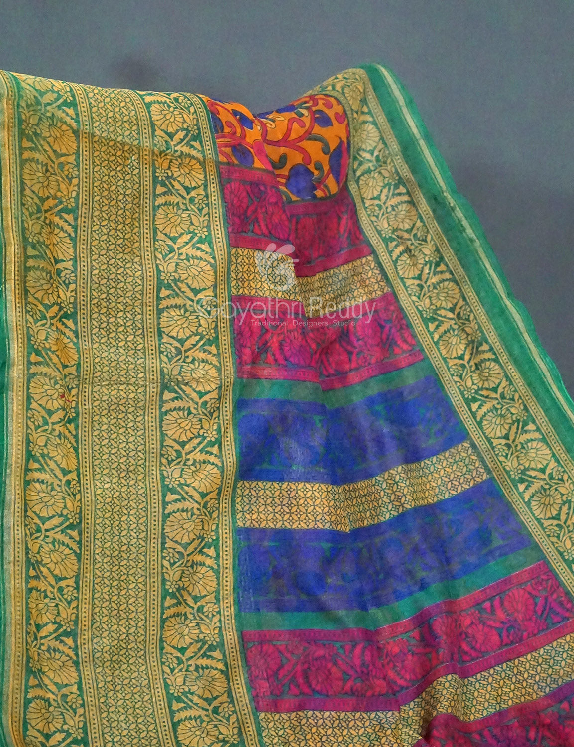 Semi Chanderi-Sc2647 By Gayathri Reddy Designer Studio | Grocsy