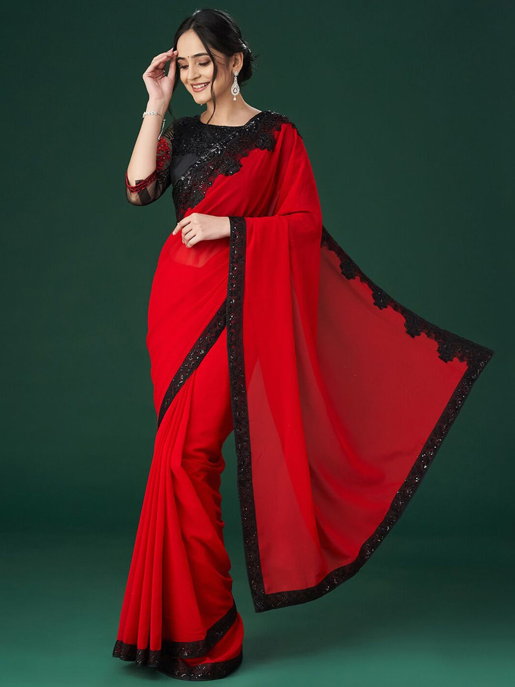 kasee Embroidered Sequinned Sarees | Grocsy