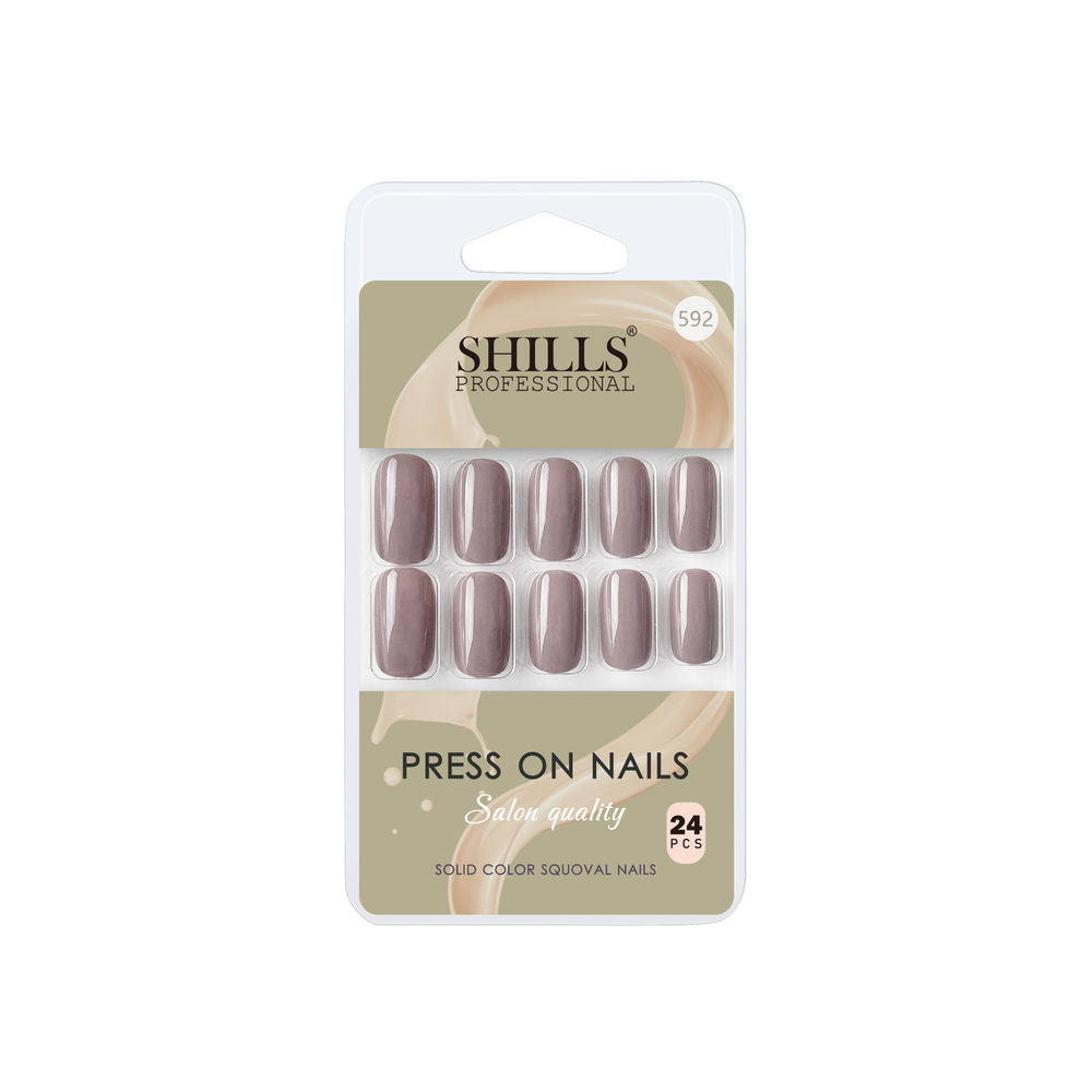 Shills Professional Reusable Press On Nails Square - SPN592 | Grocsy