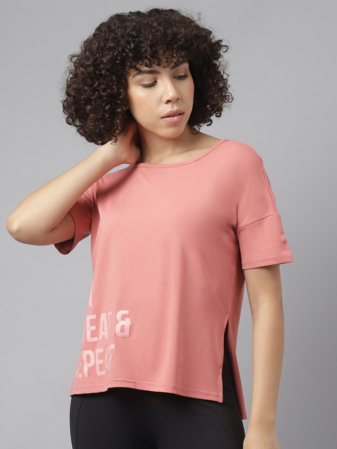 MKH Typography Printed Dri-FIT Sports T-shirt | Grocsy