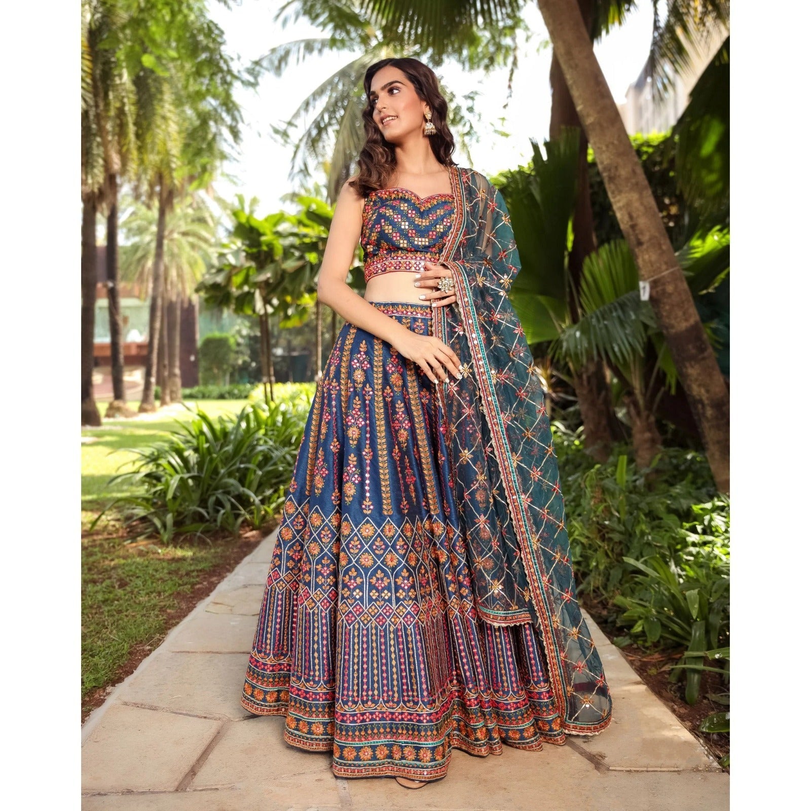 Lehenga Mart Glamorous Designer Lehenga Choli for Bridal and Bridesmaids Wedding Wear Choli | Grocsy