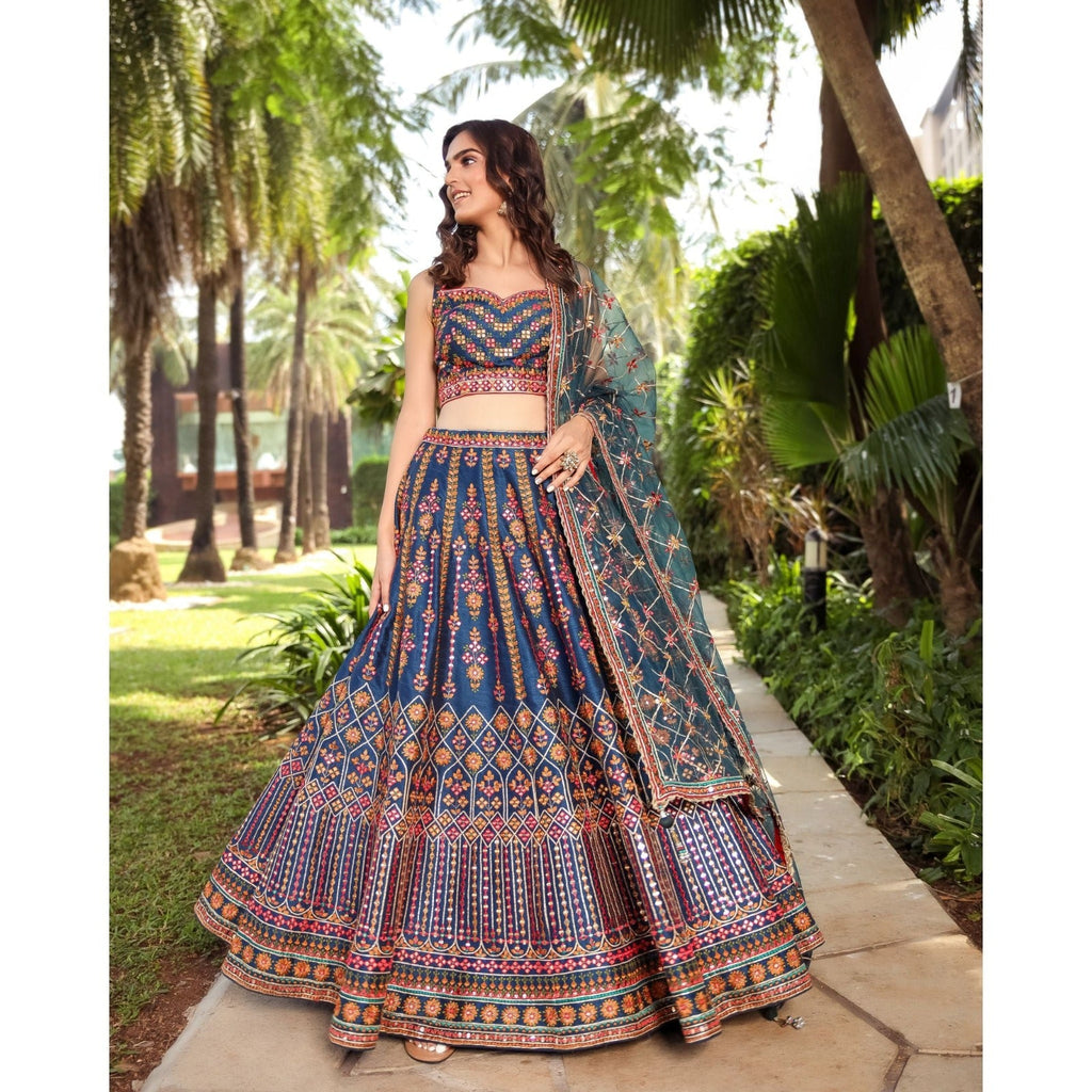 Lehenga Mart Glamorous Designer Lehenga Choli for Bridal and Bridesmaids Wedding Wear Choli | Grocsy