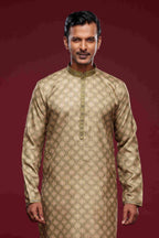 Raivat Ethnic Art Silk Digital Print Pintux Work Kurta Pajama In Light Green Colour | Grocsy