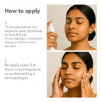 Lotus DermaBotanics 3% Vitamin C Complex + Ceramide Complex UV Aqua Sunscreen Spray SPF 50 + PA++++ | Grocsy