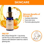 Nykaa Naturals - Orange Essential Oil For De-Tanning & Glowing Skin - 100% Natural | Grocsy