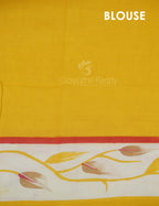 Khaki Green Colour Block Print Pure Kota Cotton Saree By Gayathri Reddy Designer Studio | Grocsy