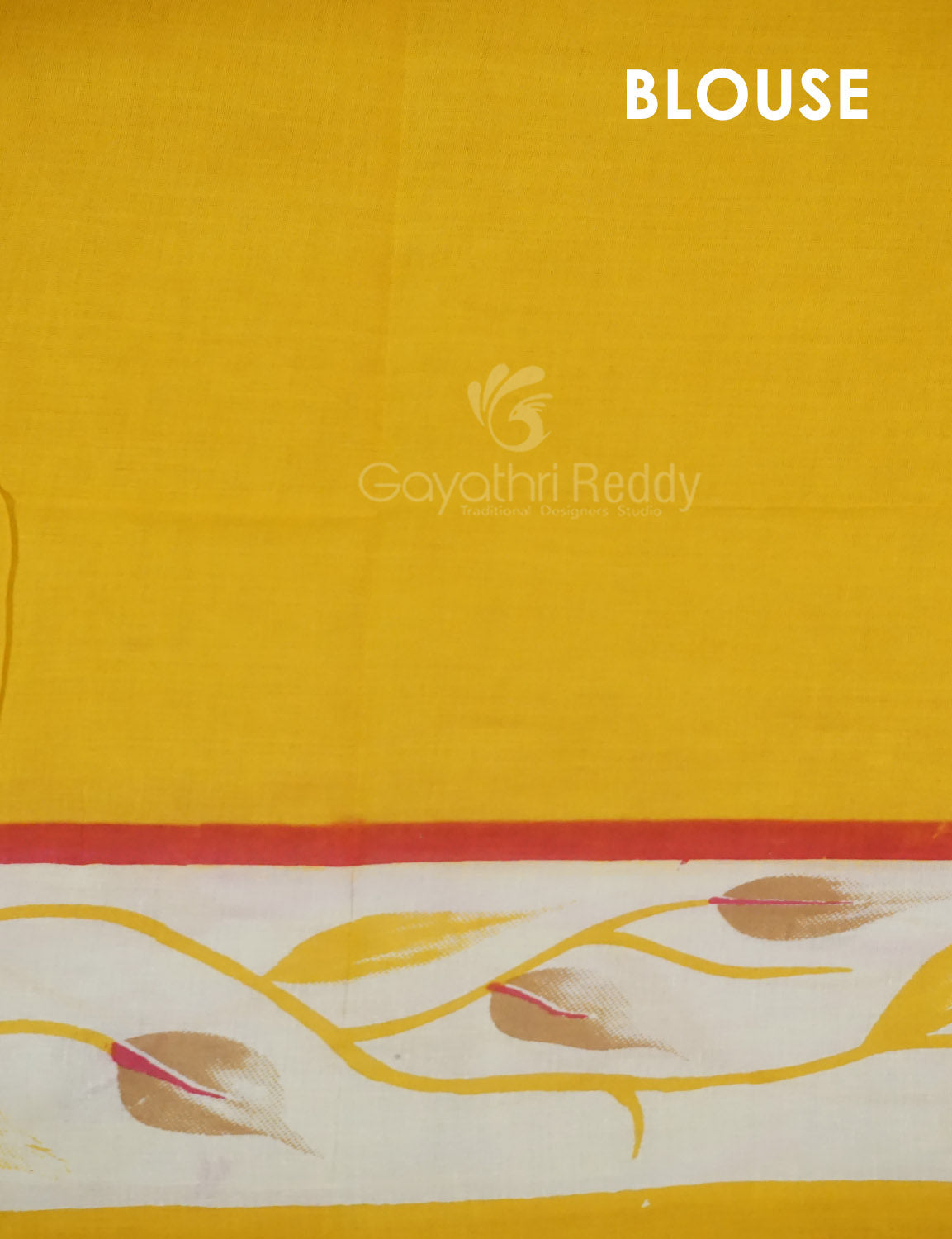 Khaki Green Colour Block Print Pure Kota Cotton Saree By Gayathri Reddy Designer Studio | Grocsy