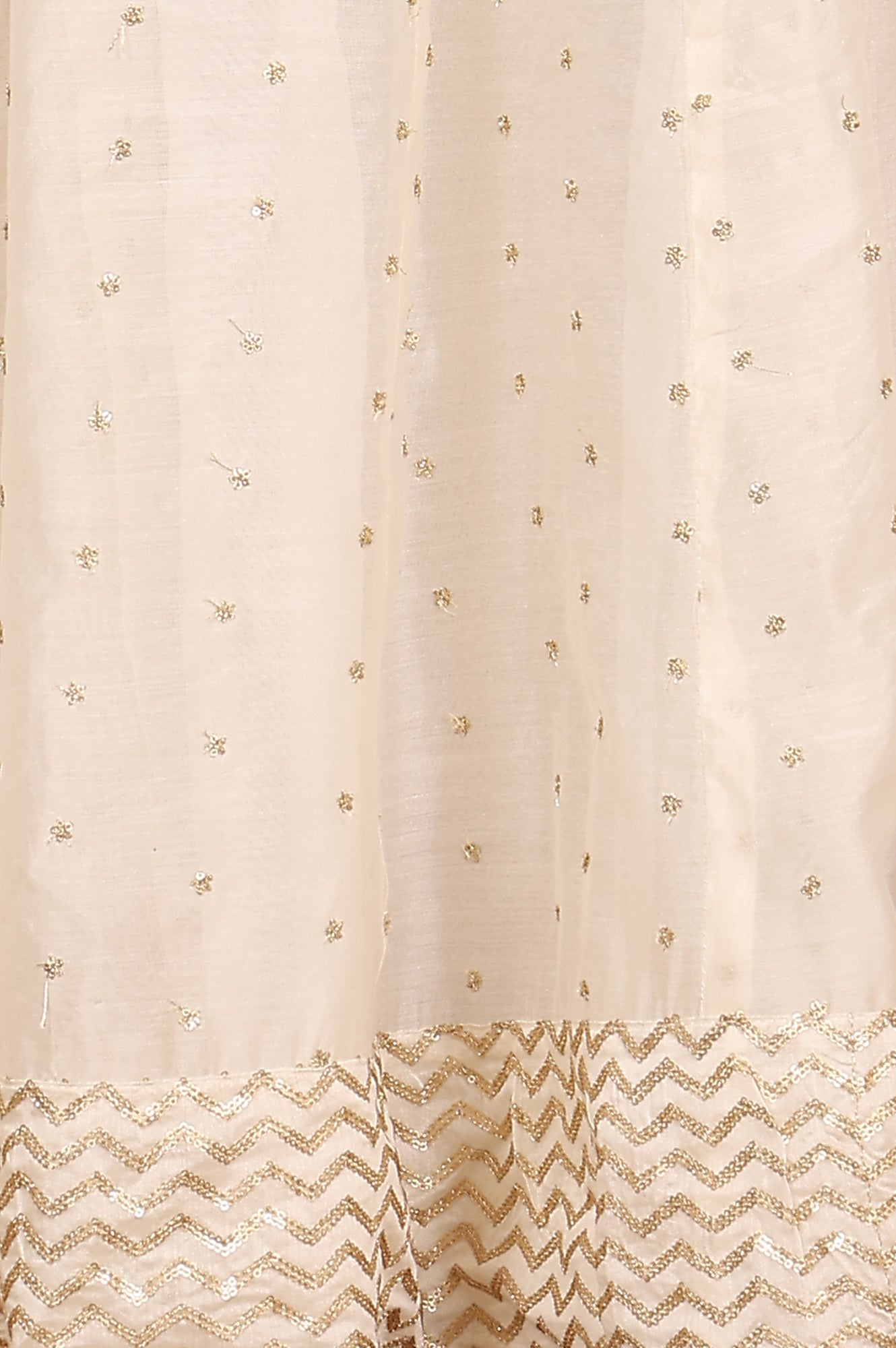 W for Woman White Embroidered Flared Skirt | Grocsy