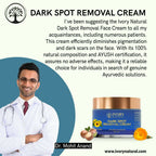 Ivory Natural Dark Spot Removal Face Cream For Dark Spots And Achieve A Glowing Tone | Grocsy