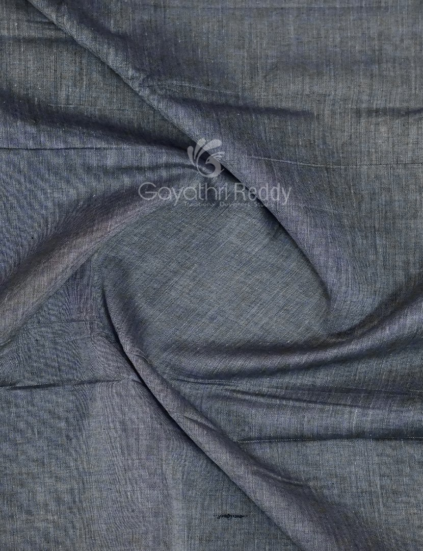 Kalanetha Grey Coloured Pure Narayanpet Cotton Saree By Gayathri Reddy Designer Studio | Grocsy