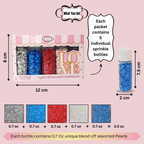 Confect Mix Red, White & Blue Sprinkles | Marvelous Mix Patriotic Sprinkles | Grocsy