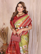 Anaita Premium South Soft Silk Saree | Grocsy