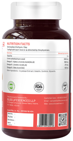 Bliss Welness Heart Health Omega 3 6 9 Softgel Capsule | Grocsy