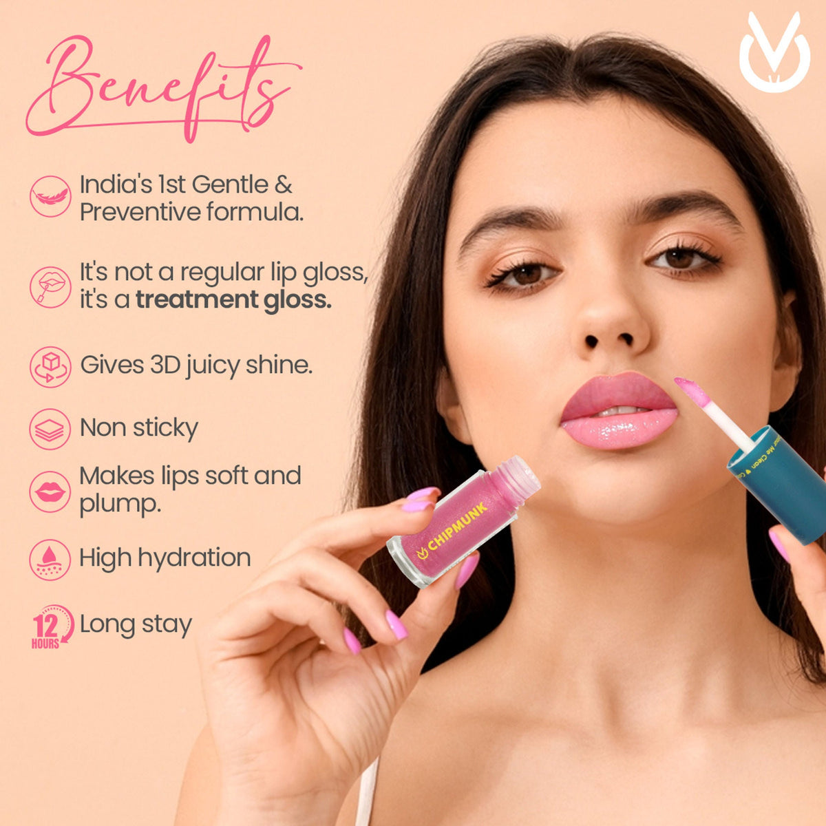 CHIPMUNK Simpin For It Dynamic Lip Gloss - 81 Live A Little | Grocsy