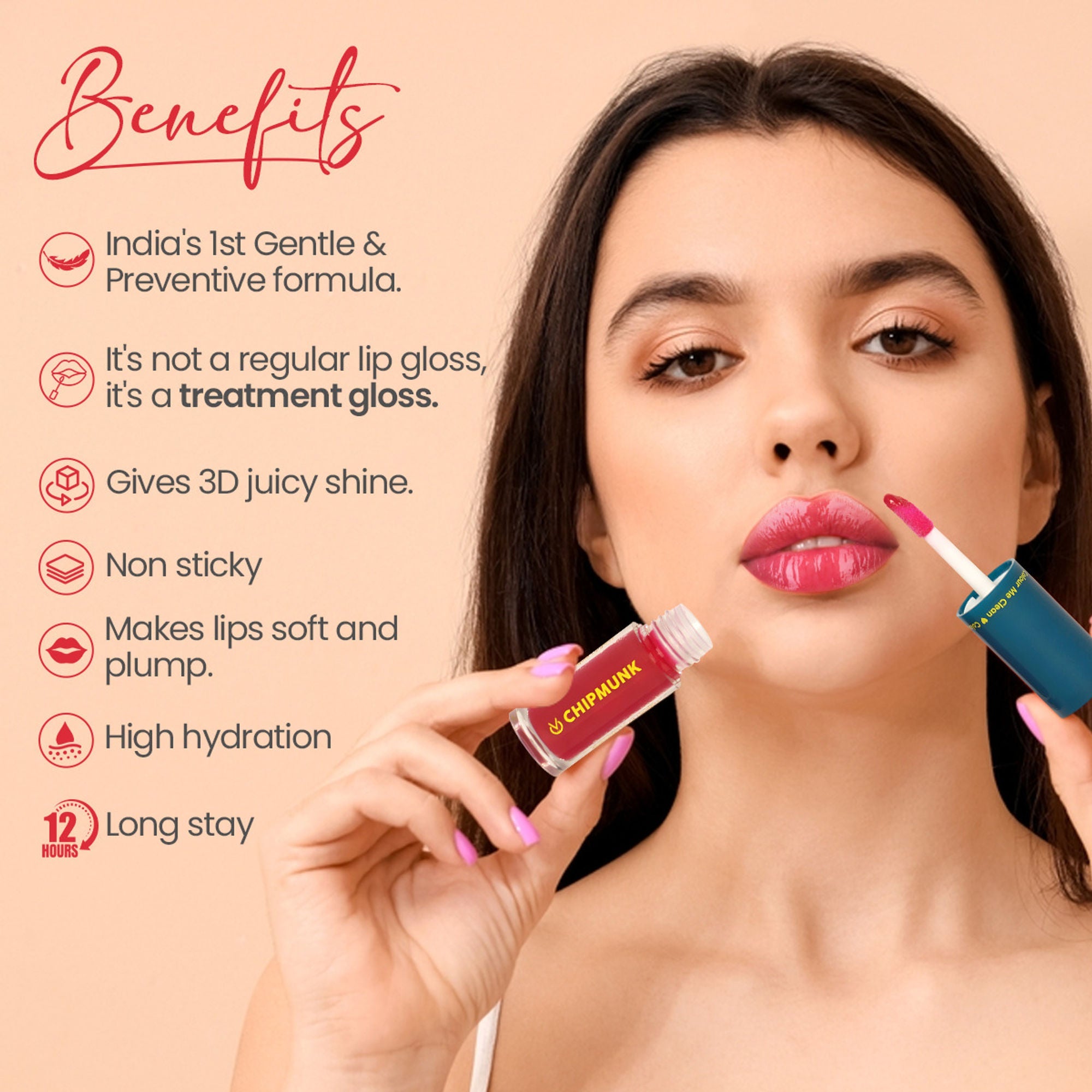 CHIPMUNK Simpin For It Dynamic Lip Gloss - 83 Lucky Charm | Grocsy