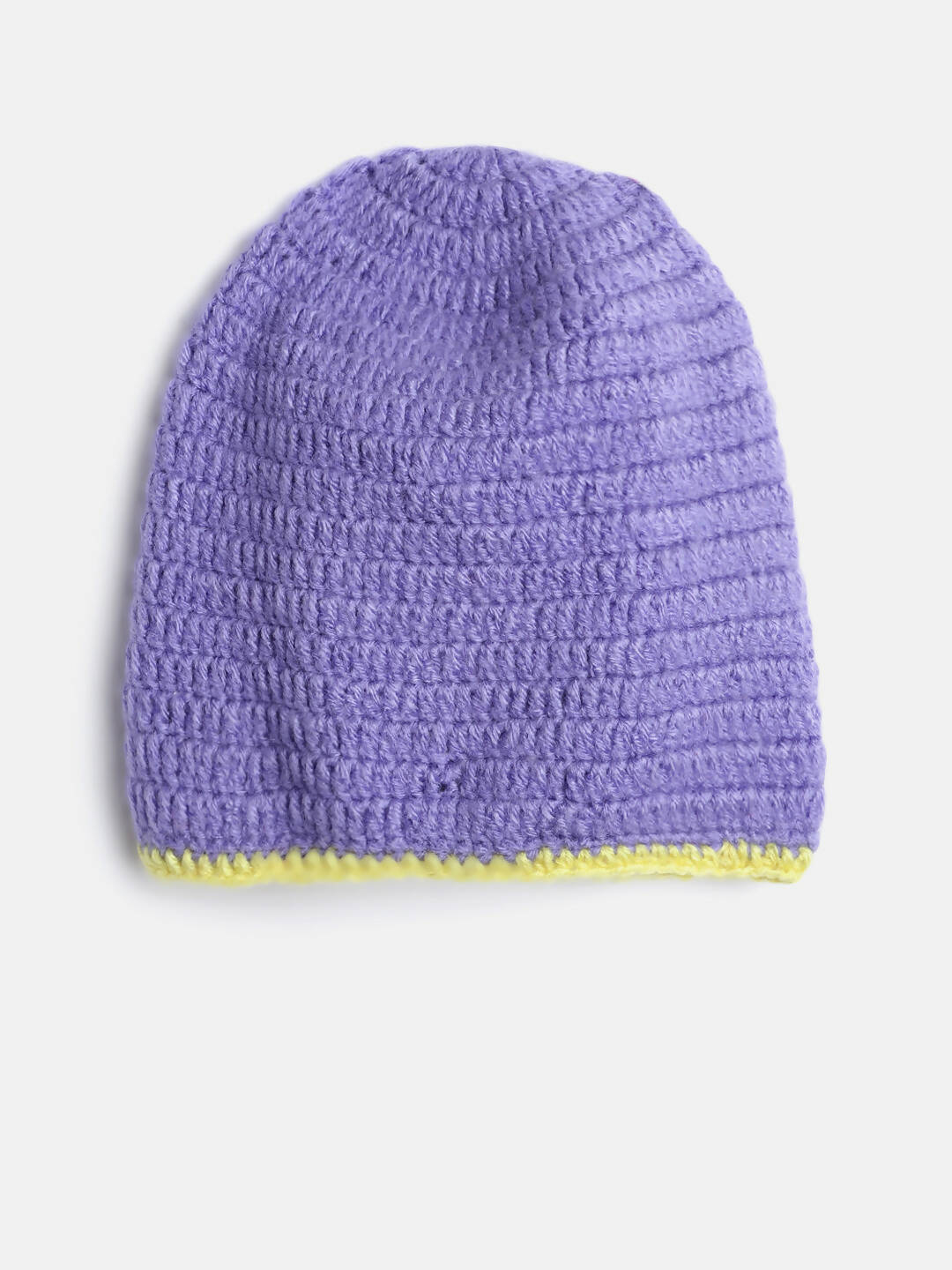 Chutput Kids Woollen Hand Knitted Unicorn Detailed Cap - Purple | Grocsy