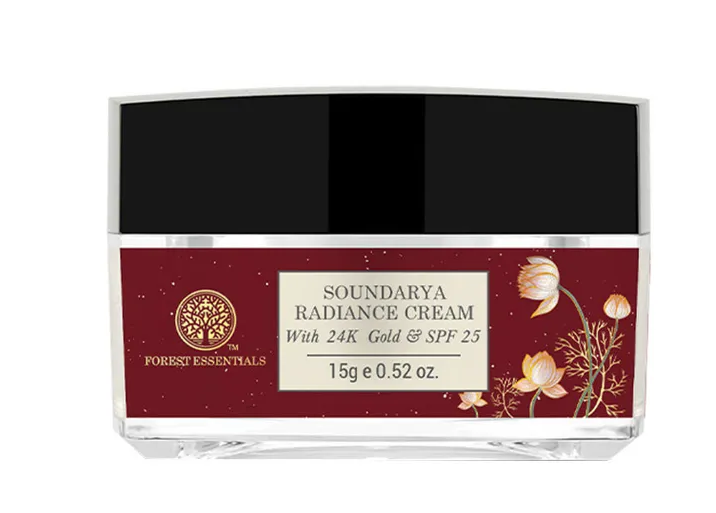Forest Essentials Soundarya Radiance Cream With 24K Gold & SPF30 | Grocsy