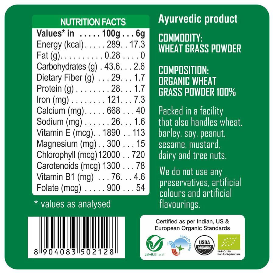 24 Mantra Organic Wheat Grass Powder | Grocsy