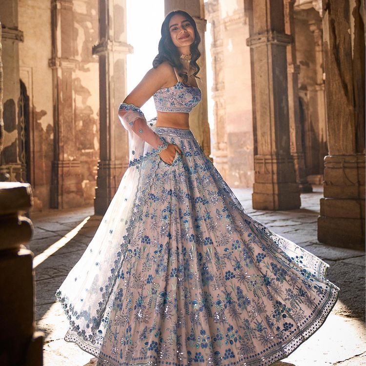 Lehenga Mart Designer Bollywood Style Wedding Wear Lehenga Choli | Grocsy