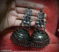 Tehzeeb Creations Women's Antique Colour Oxidised Earrings | Grocsy