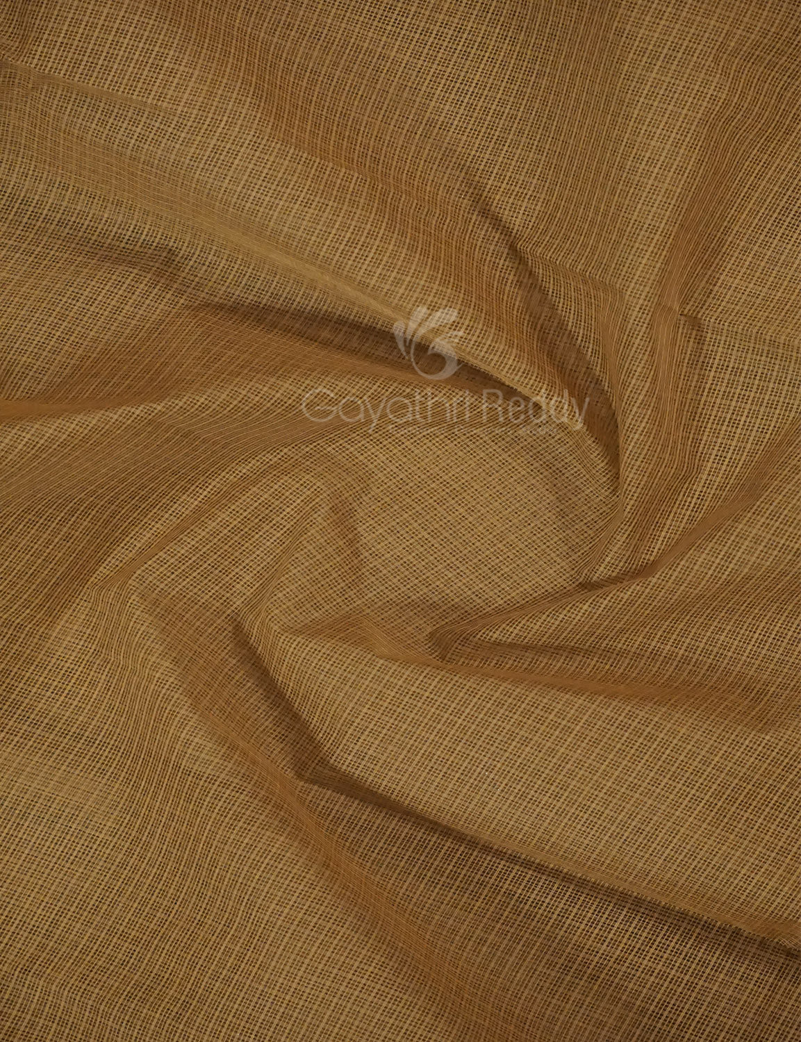 Khaki Green Colour Block Print Pure Kota Cotton Saree By Gayathri Reddy Designer Studio | Grocsy