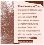 Minature Moroccan Red Clay Powder | Grocsy