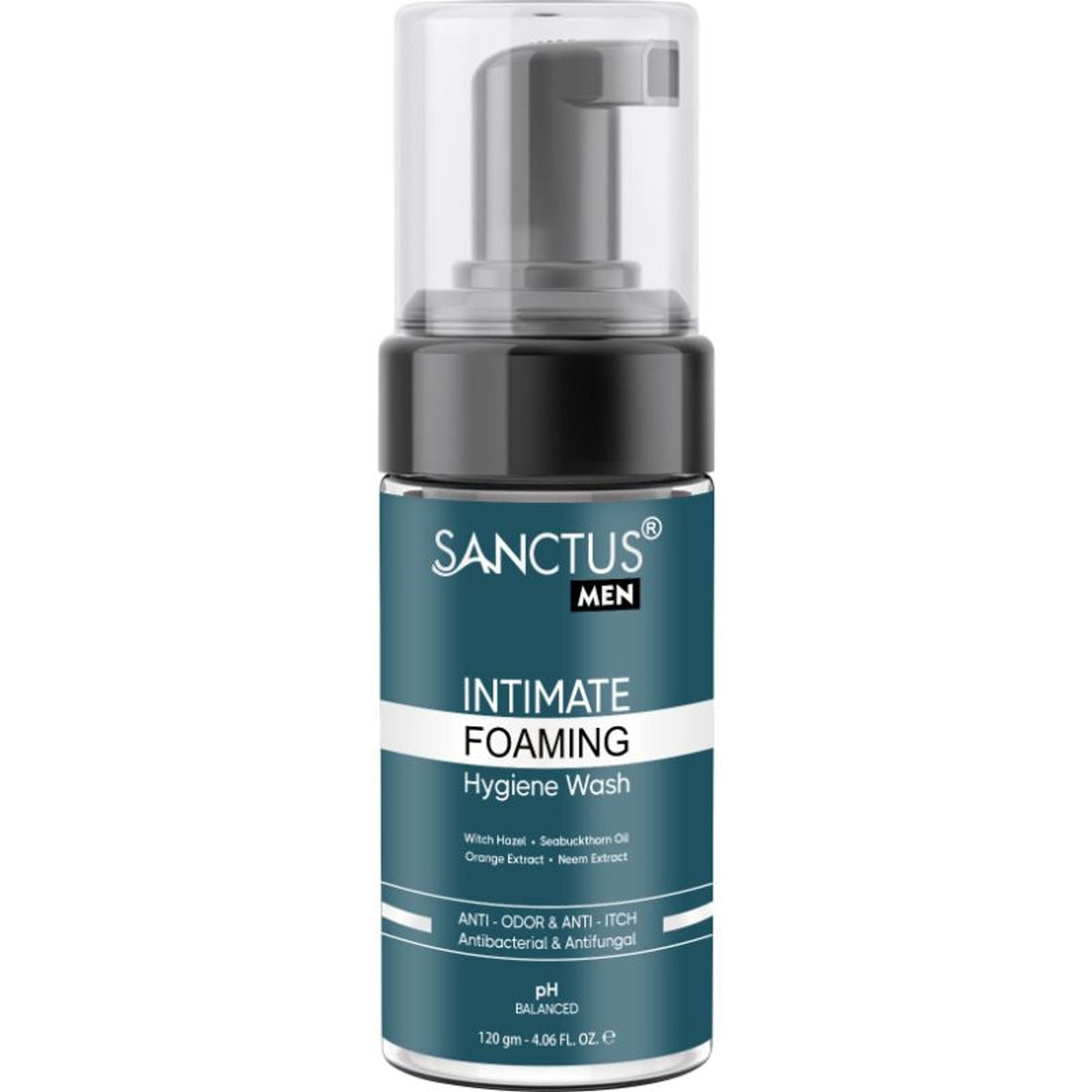 SANCTUS Intimate Foaming Hygiene Wash For Men - Prevents Bad Odor | Grocsy