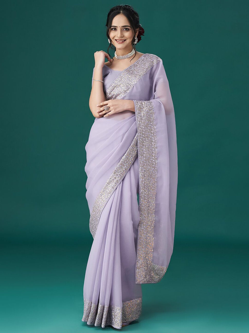 kasee Embroidered Sequinned Sarees | Grocsy